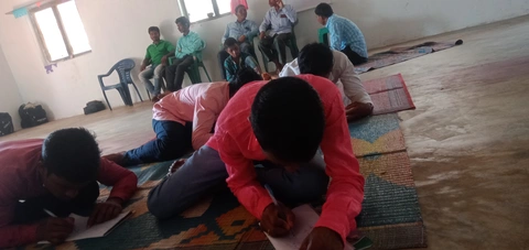 Literacy program adult who are not able to read and write by Kutia pastors