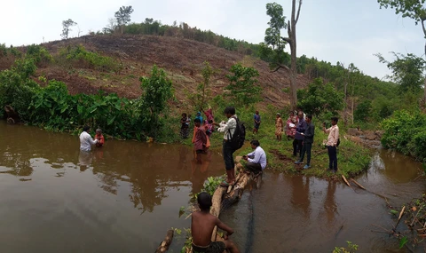 Baptism at Selangi